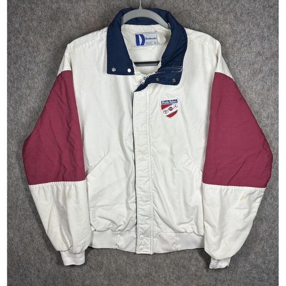Vintage Dunbrooke Jacket Mens L Hutchins Nissan Toyota USA 90s Racing